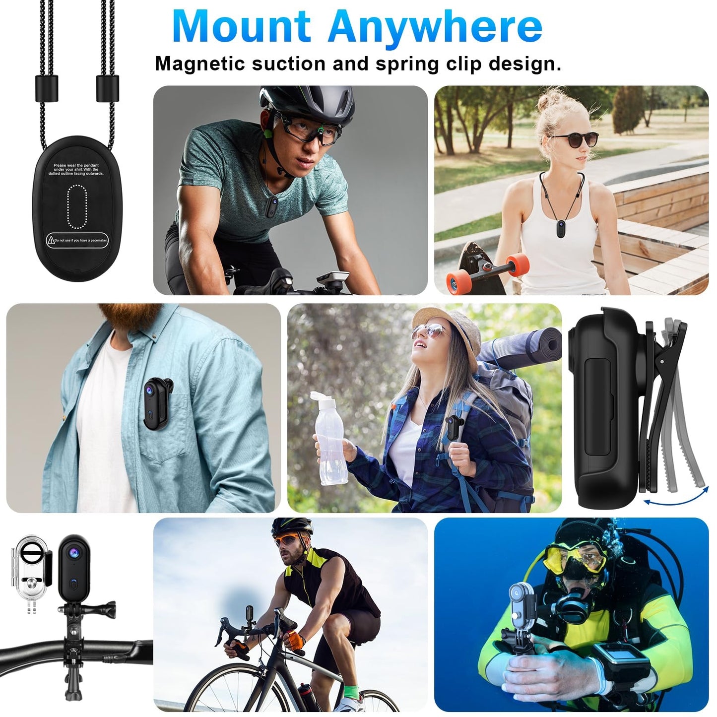 MagLens™ - sports and activity camera